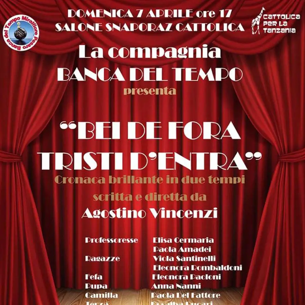 locandina spettacolo di dialetto