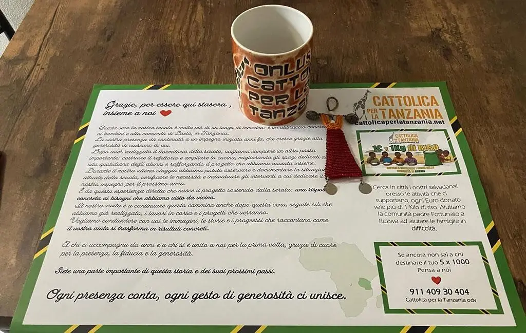 gadget di Cattolica per la Tanzania